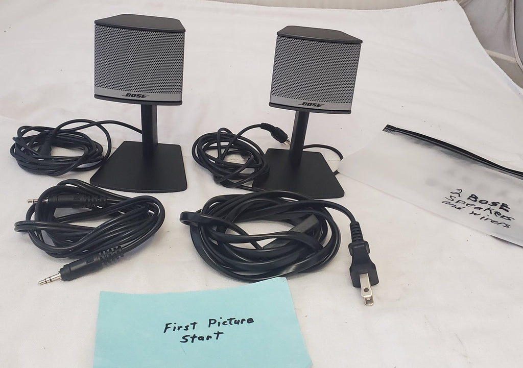 Set of 2 Bose Companion 3 Series II Multimedia Satellite Speakers