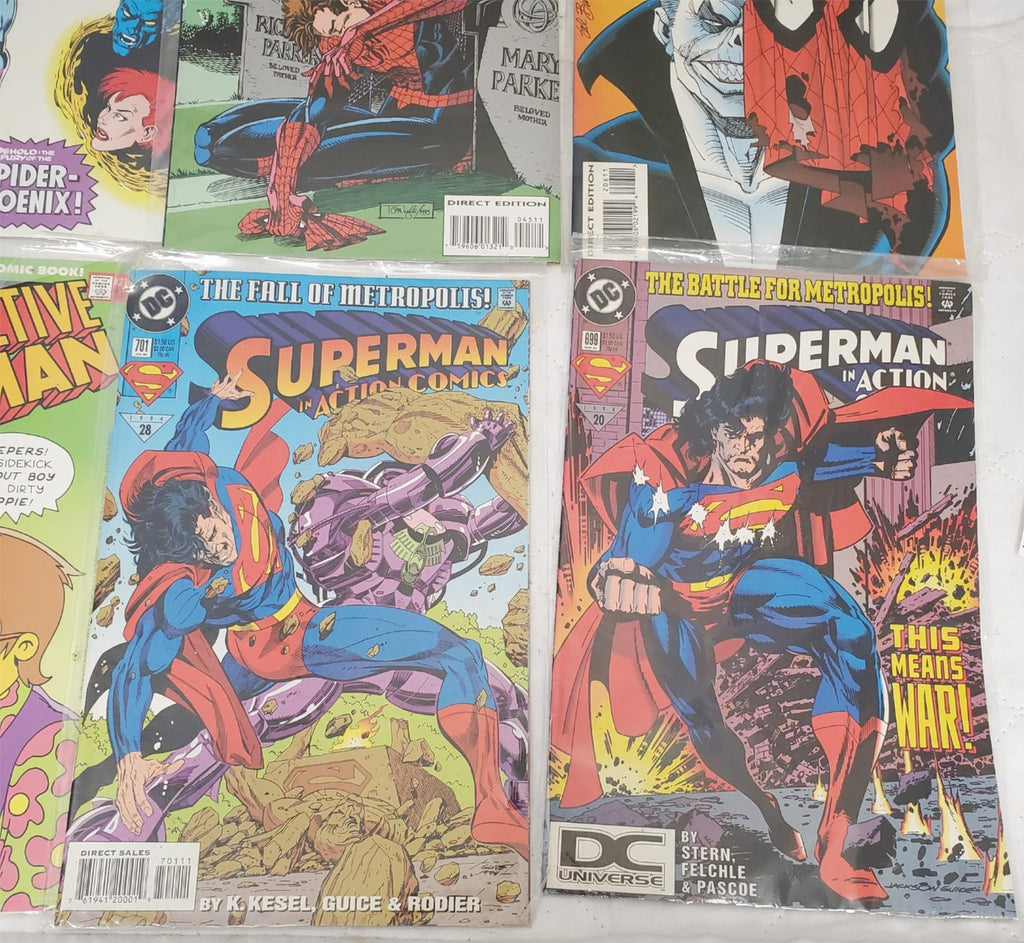 Lot of 12 Star SilverSurfer DC Marvel Superman Spiderman & Other Comic Books #10