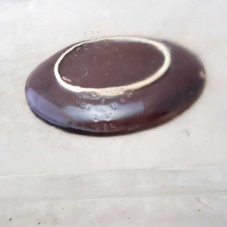 Hull Oven Proof Brown Drip Glaze Plate, Glass Bubble Design Plates & Baking Dish