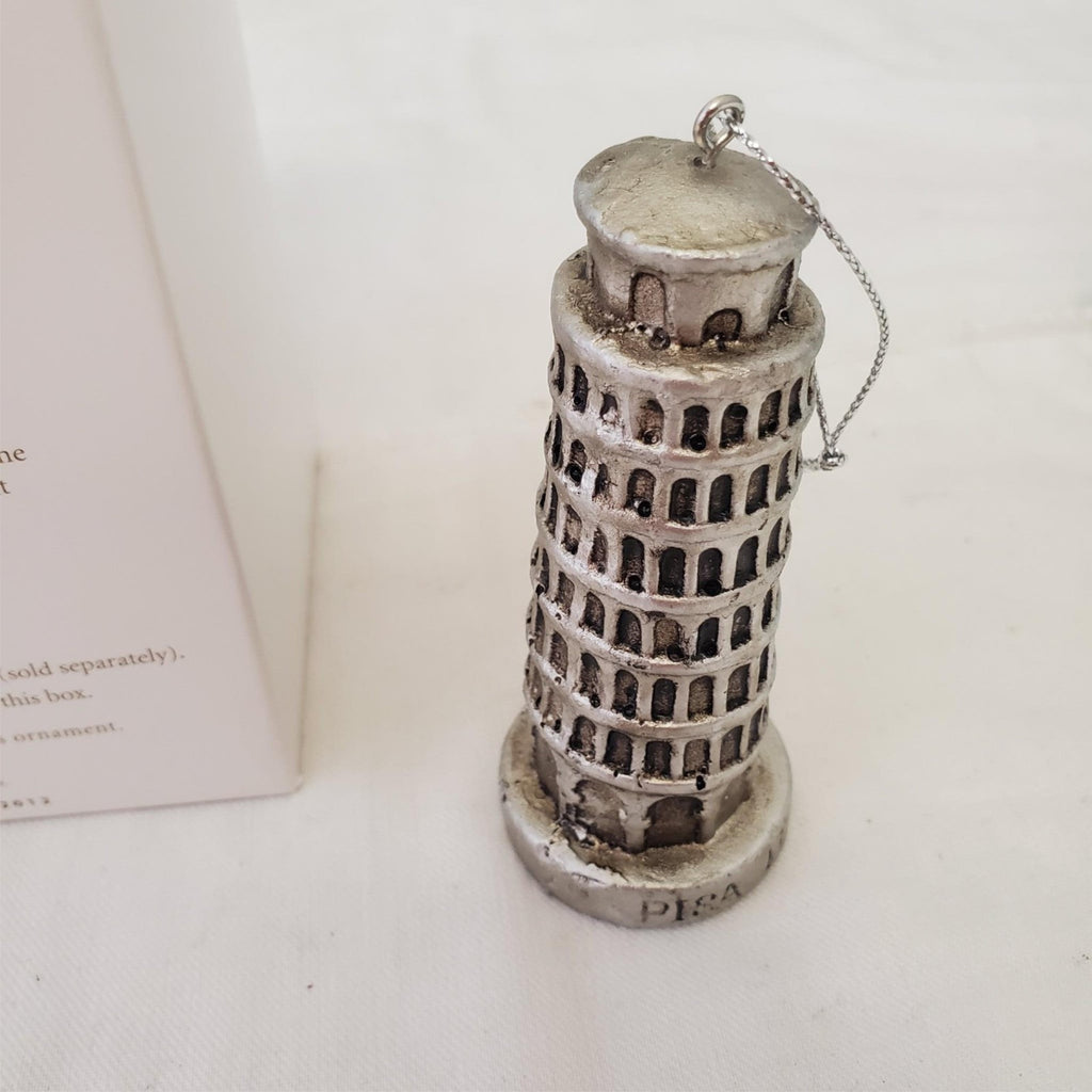Hallmark Keepsake Ornament Holiday Lighthouse & Leaning Tower of Pisa