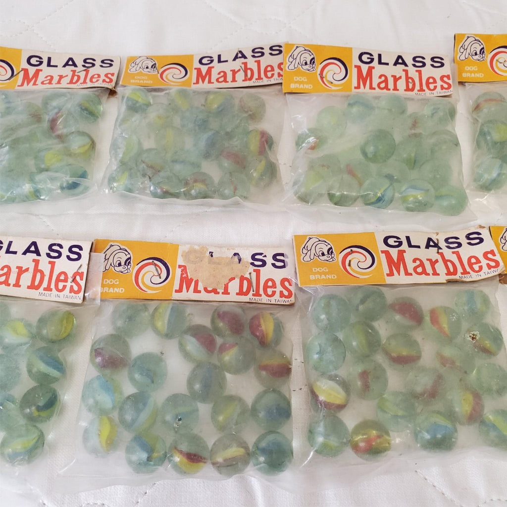 Pack of 10 Vintage Dog Brand Glass Marbles #2