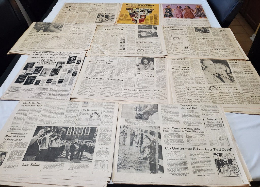 Akron Beacon Journal The Plain Dealer and New York Times Book Review Newspapers