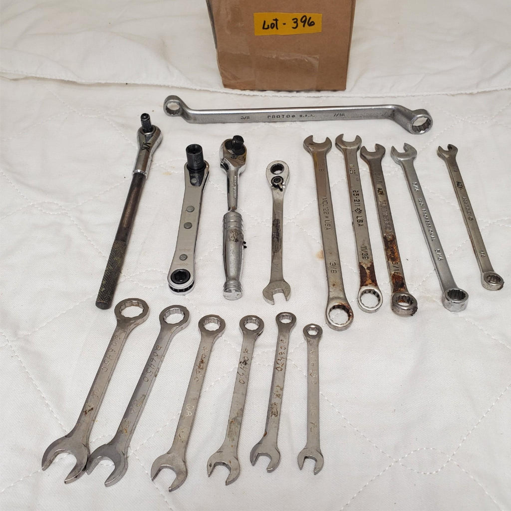 Lot of 16 Assorted Ratcheting Wrenches LOT-396
