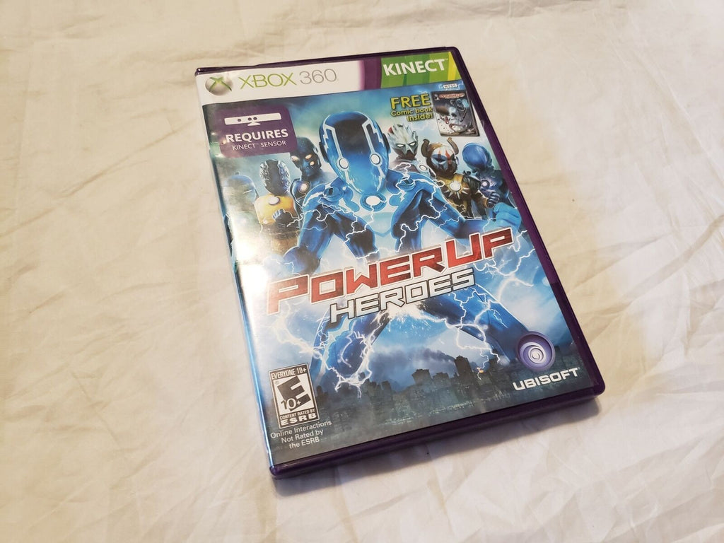 Kinect PowerUp Heroes (Microsoft Xbox 360, 2011 Ubisoft)
