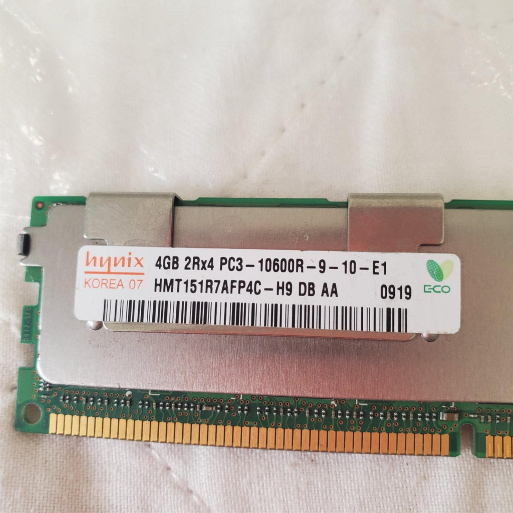 Hynix HMT151R7AFP4C-H9 4GB PC3-10600R-9-10-E1 DDR3 ECC Server RAM