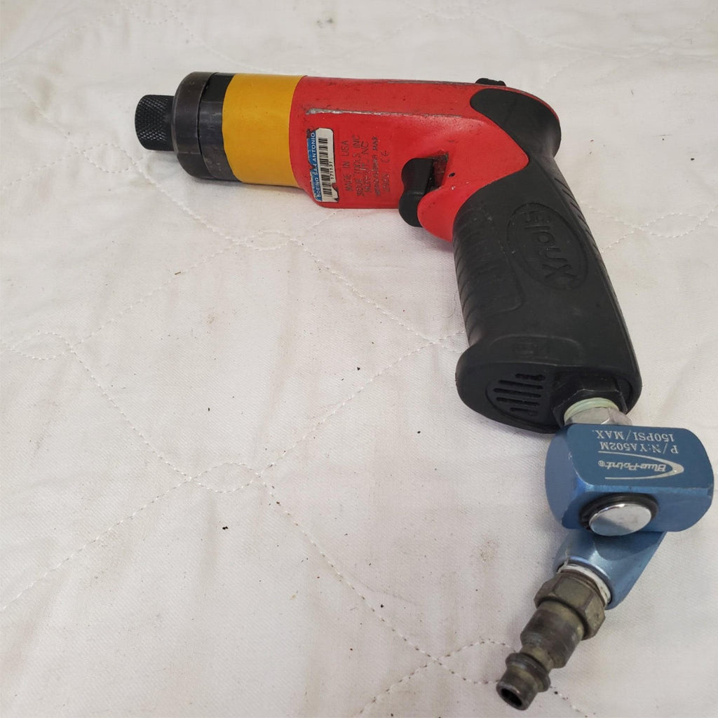 Sioux Torque Clutch Screwdriver with Blue point AIR Hose Swivel Connector AM147