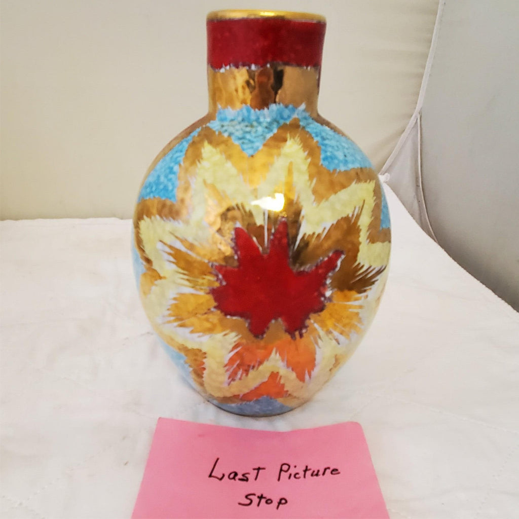 Glass Of Venice Murano Glass Vesuvio Vase