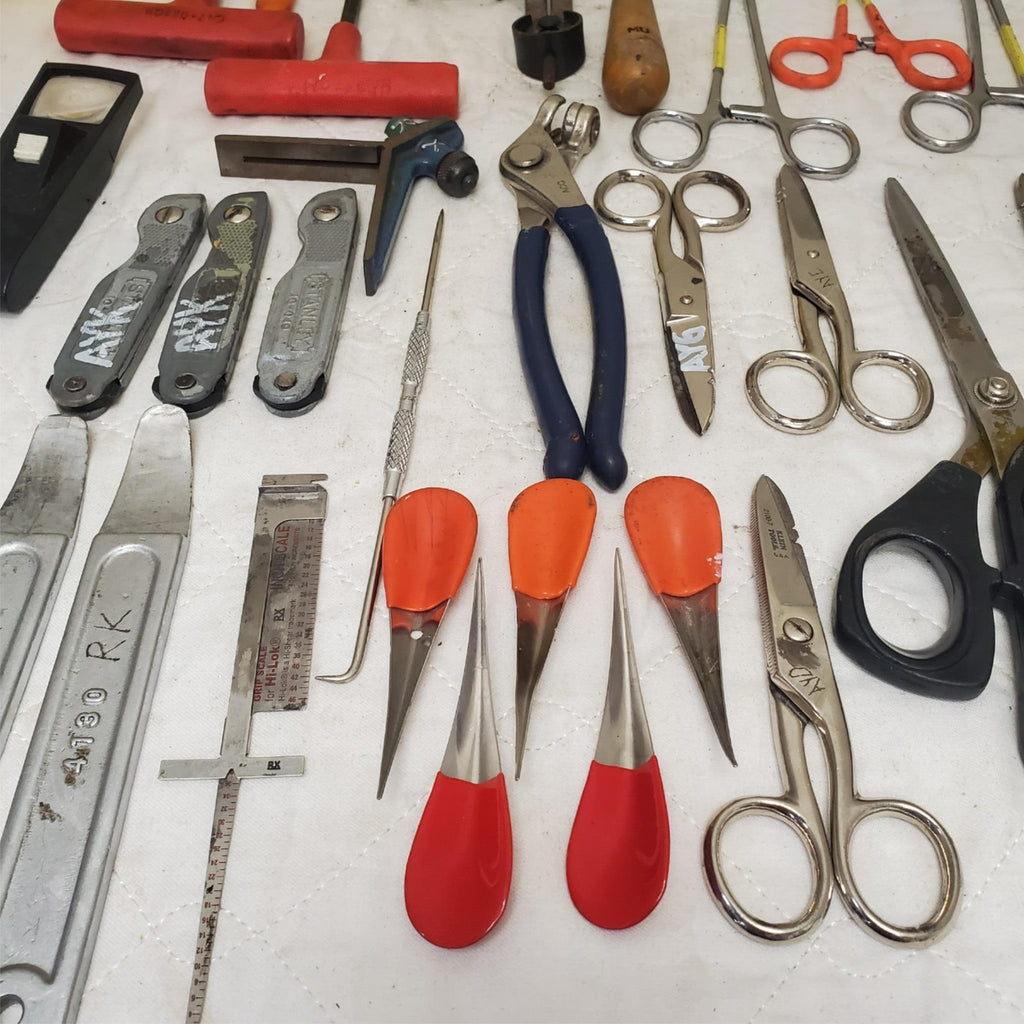 Mixed Lot Precision Hand Tools Scissors Forceps Caliper Pliers Scrapers LOT-547