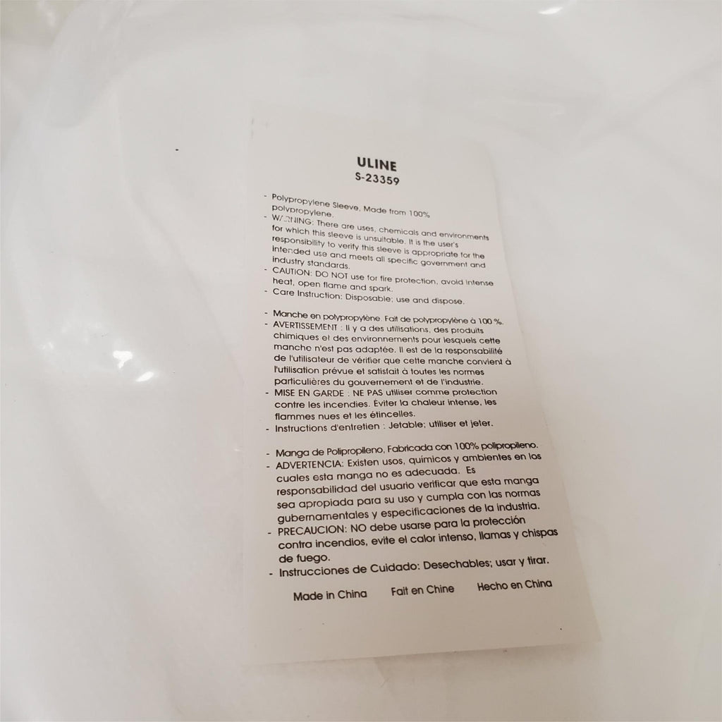 Lot ULINE Protective Clothing Economy 18" Sleeve S-23359