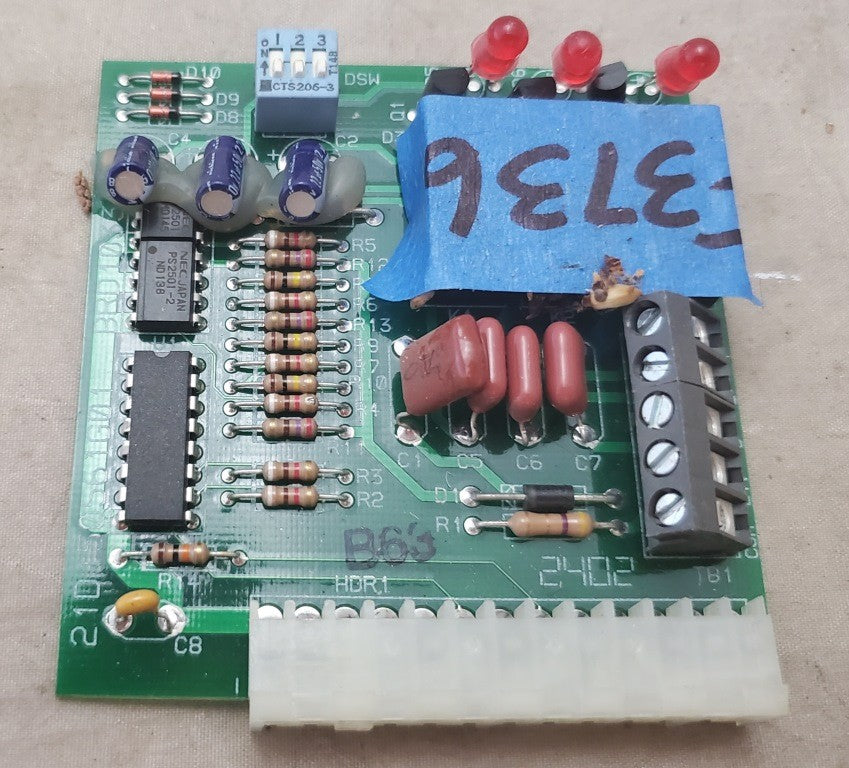 Trane Zettler Zone/Bypass Control Card Zzcardal010 21D150561G01 BRD1033