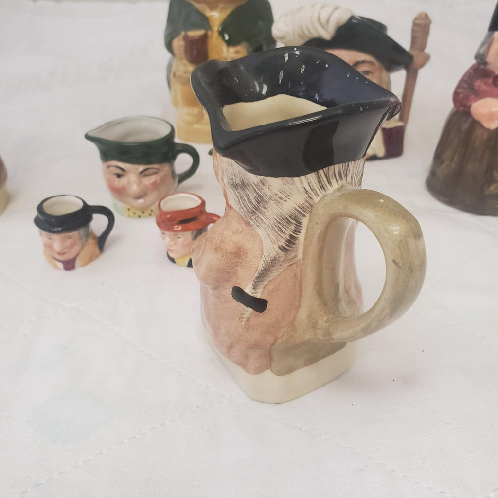 Assorted Toby Jug & Royal Doulton Aramis Three Musketeers Ceramic Cups 