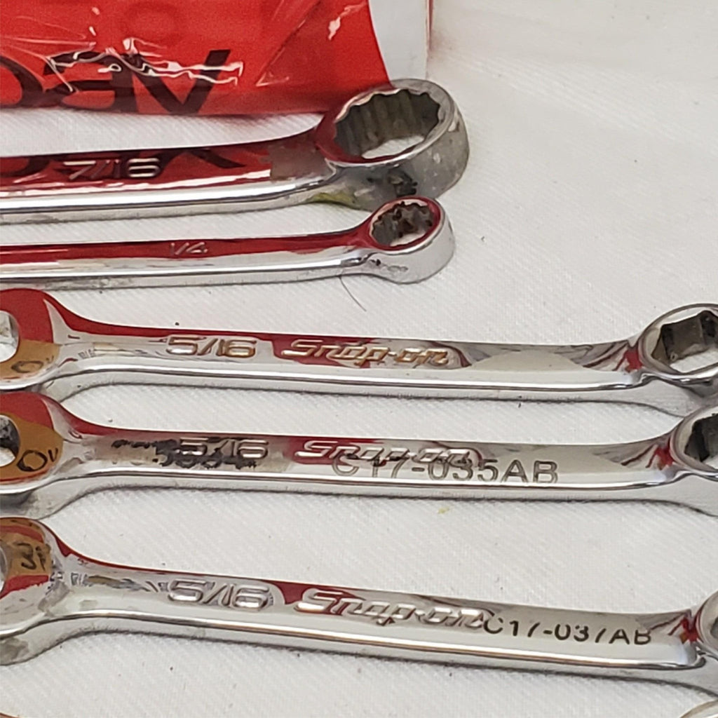Lot of 34 Assorted Snap on Combination Wrench Set LOT-1036