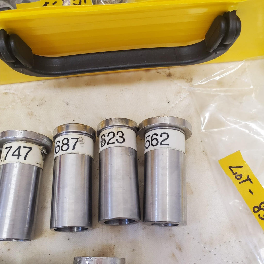 Lot of 10 Assorted Precision Steel Bushing Dies Set LOT-852
