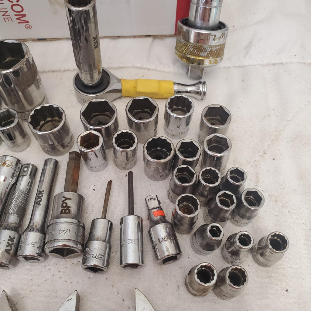 Lot of Snap On Assorted Miscellaneous Sockets & Open-End Crowfoot Wrench LOT-836