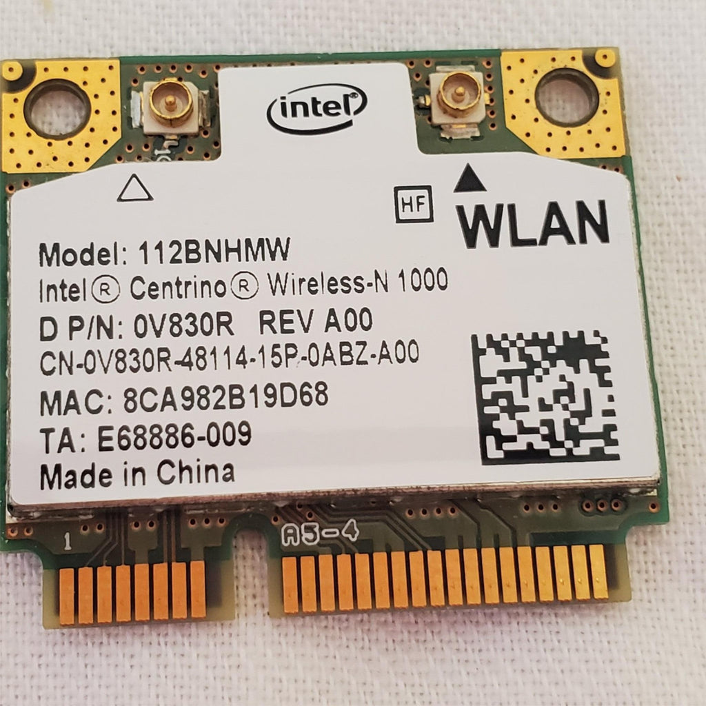 Intel WiFi Link 1000 Mini PCI Express Wireless-N Card 112BNHMW 300Mbps