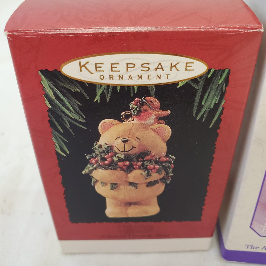 Hallmark Keepsake Ornament Forever Friend's Bear & Forever Friend's Collection