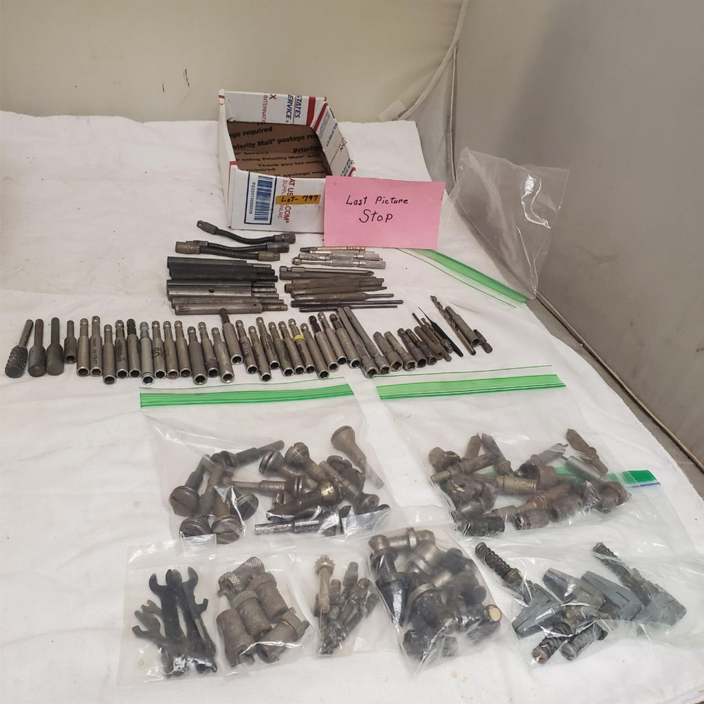 Large Lot of Drill Bit Socket Grinder Bits Set