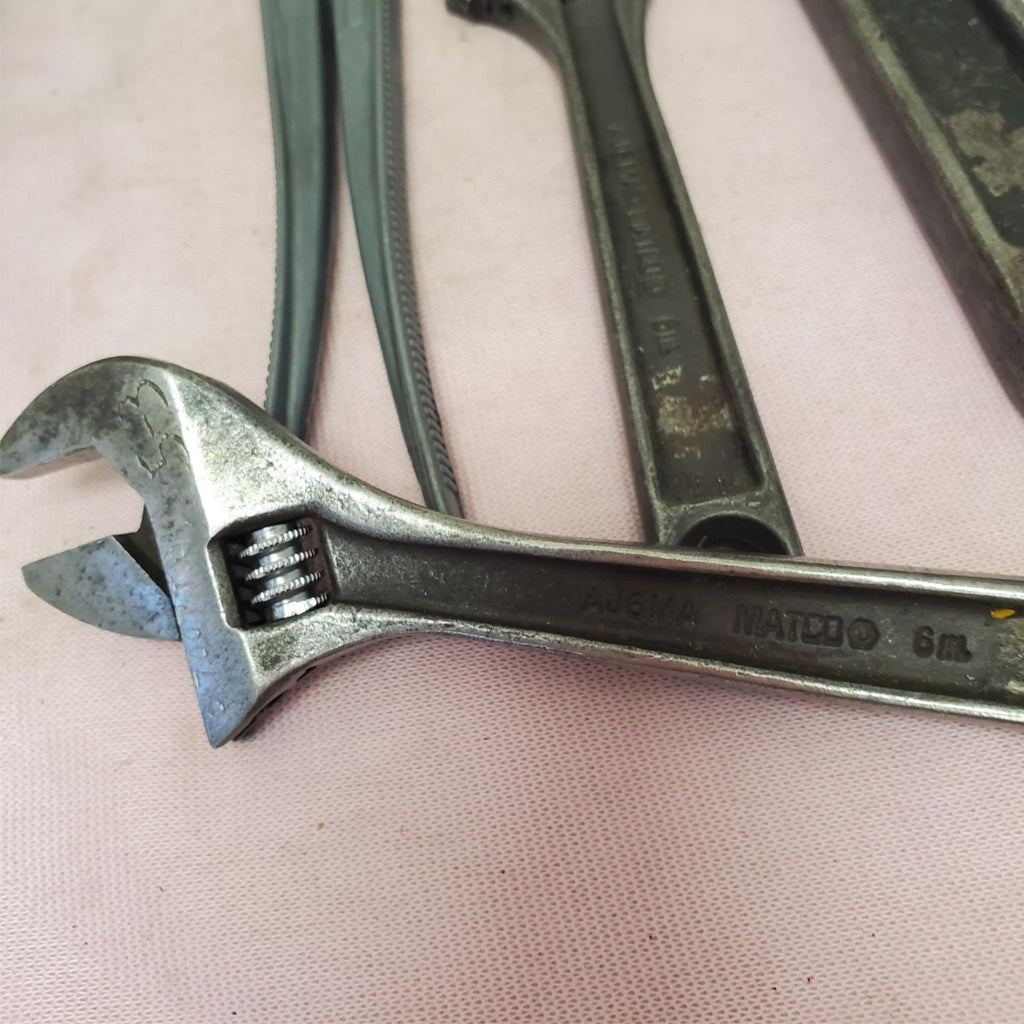 Lot of 5 Assorted Adjustable Wrench and Pliers Set LOT-929