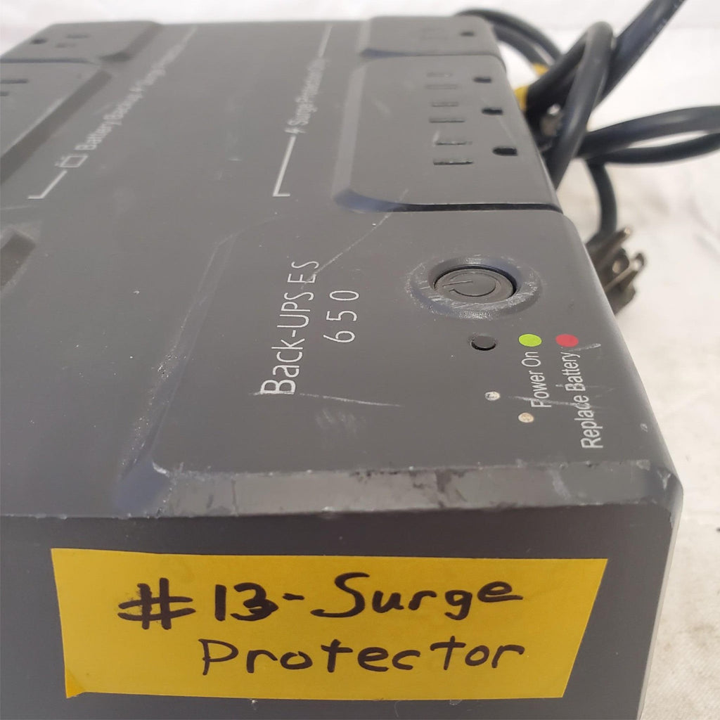 APC Back Up UPS ES 650 120V BE650R Surge Protected #13 (NO BATTERY INCLUDED)