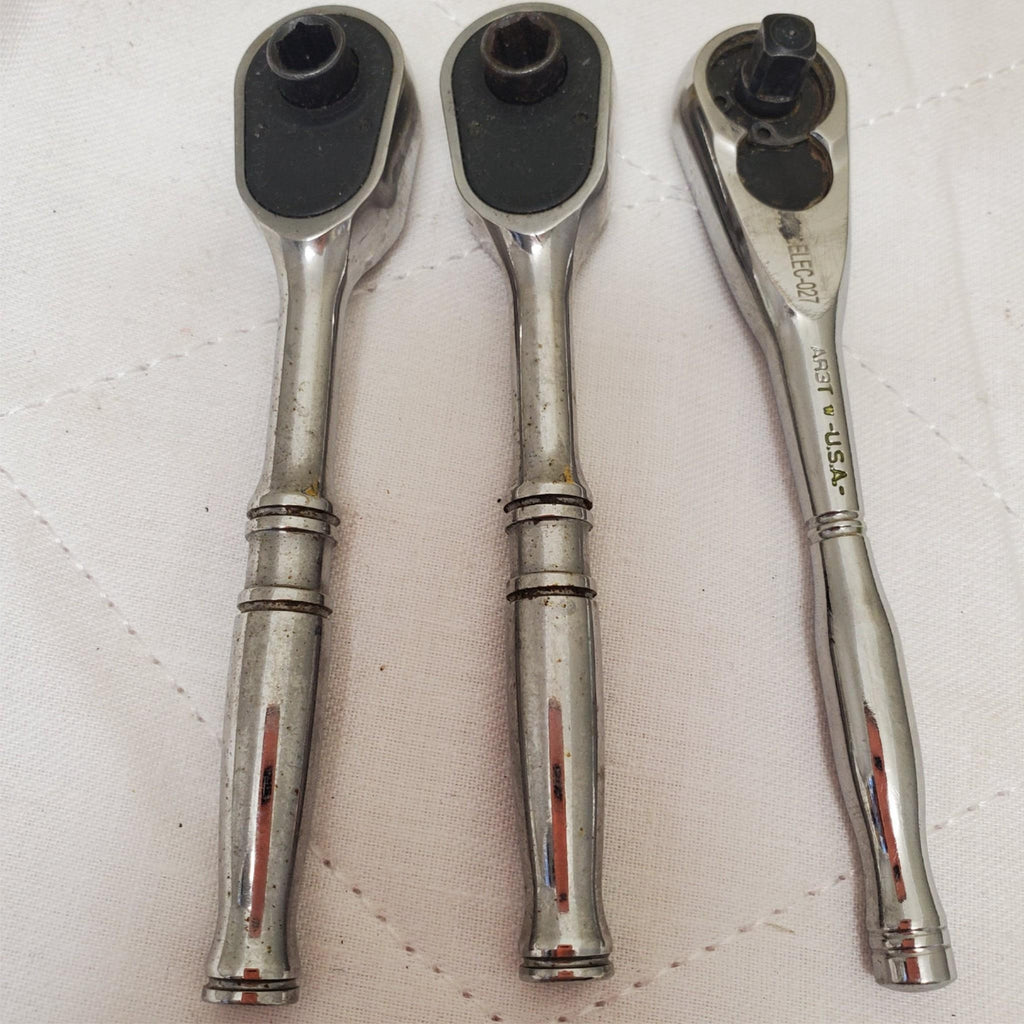 Lot of 3 Snap-On Matco Compact Head Ratchet LOT-350