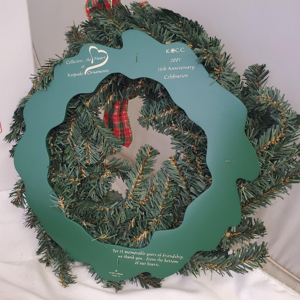 Hallmark Keepsake Ornaments 15th Anniv Celebration Wreath w/ 26 Mini Ornaments