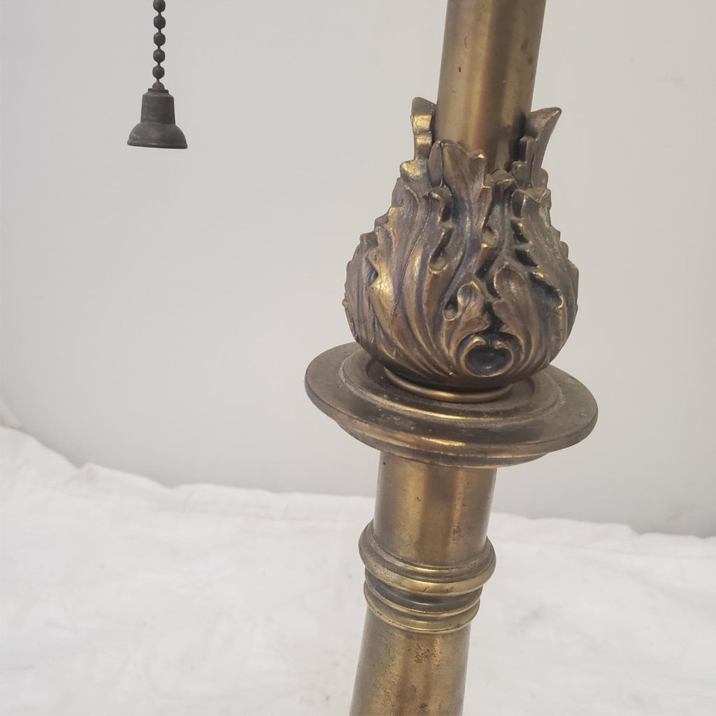 Vintage Brass Double Socket Stiffel Portable Table Lamp C