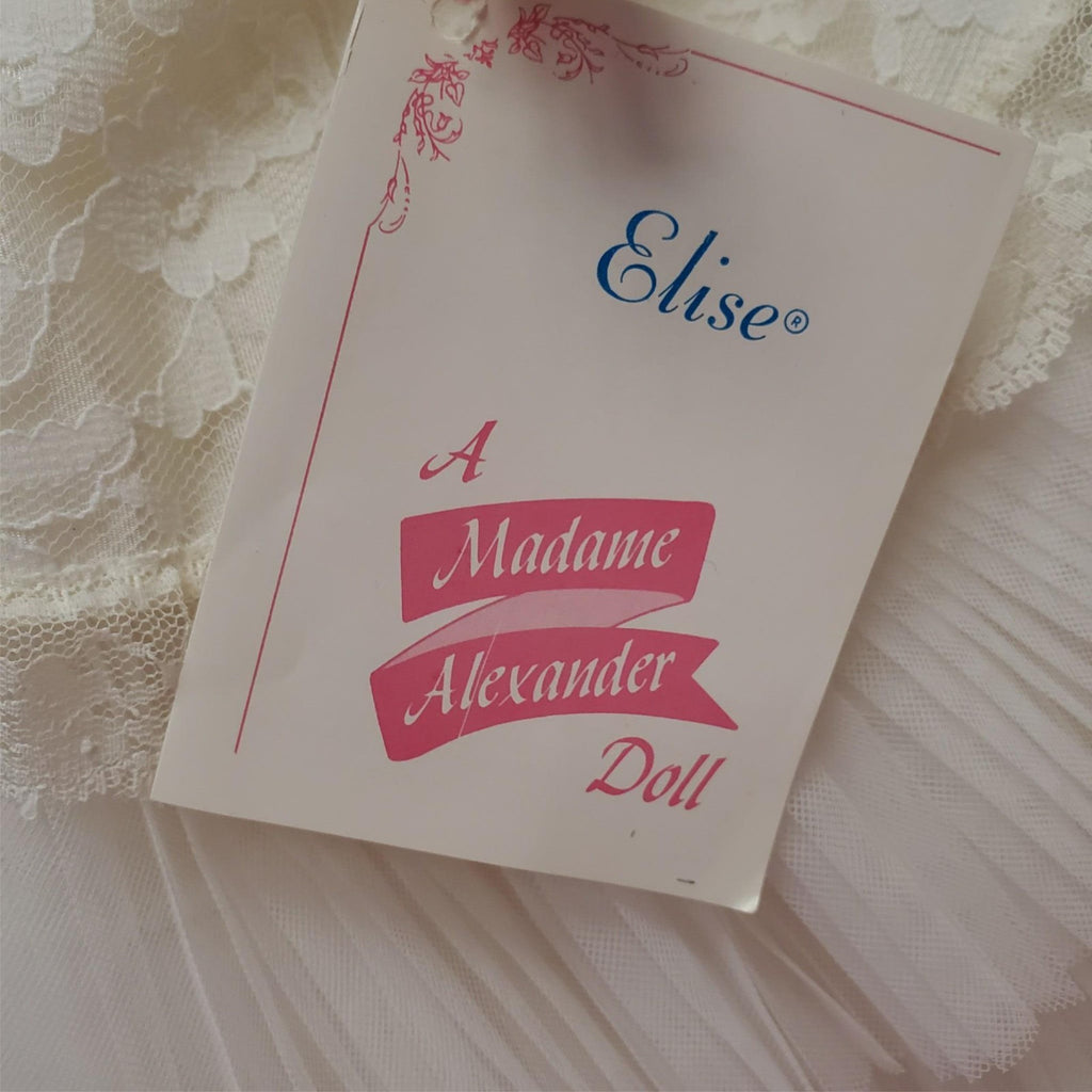 Madame Alexander #1685 Elise Bride Doll with Box & Stand