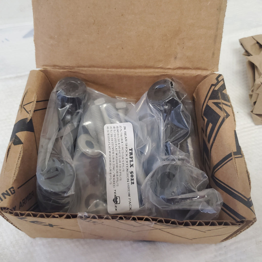 Teraflex 2" Rear Upper Shock Extension Bracket Kit, for Jeep JK; 1554800