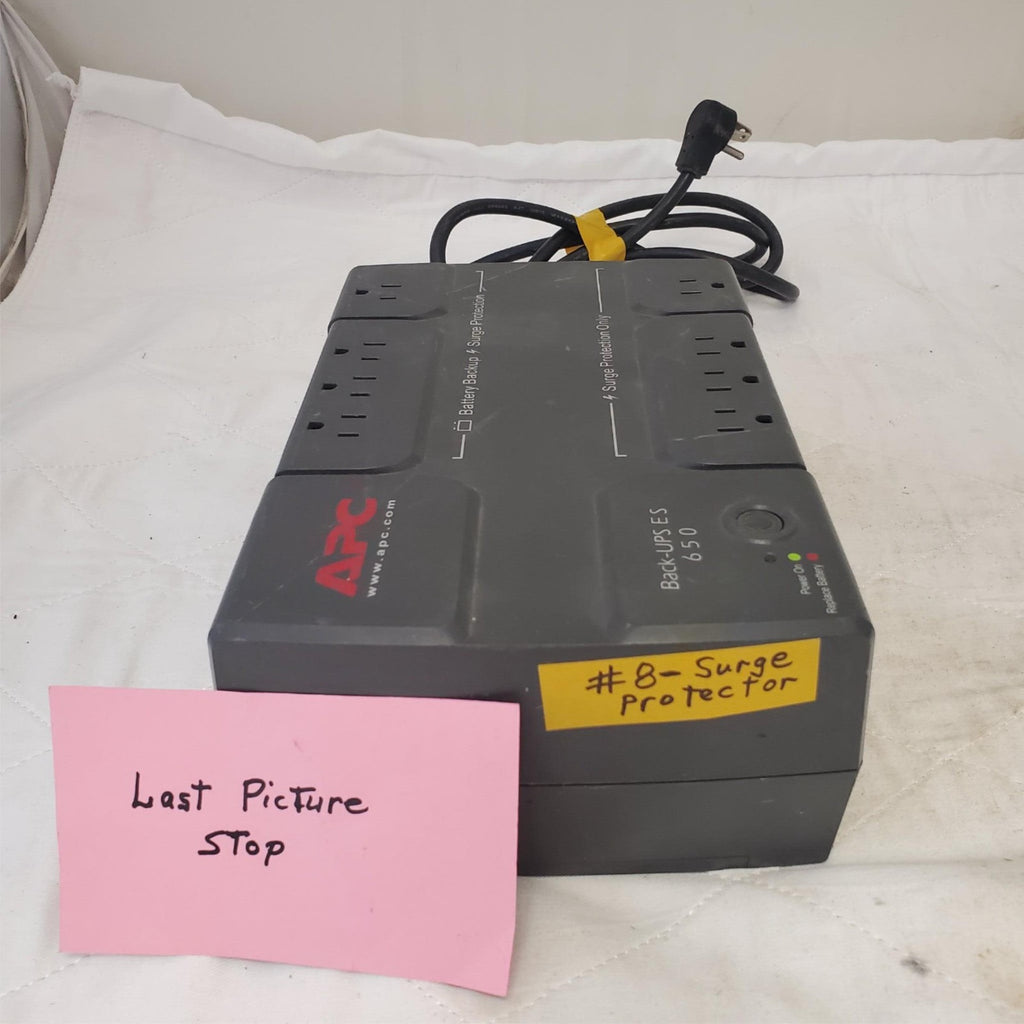 APC Back Up UPS ES 650 120V BE650R Surge Protected #8 (NO BATTERY INCLUDED)