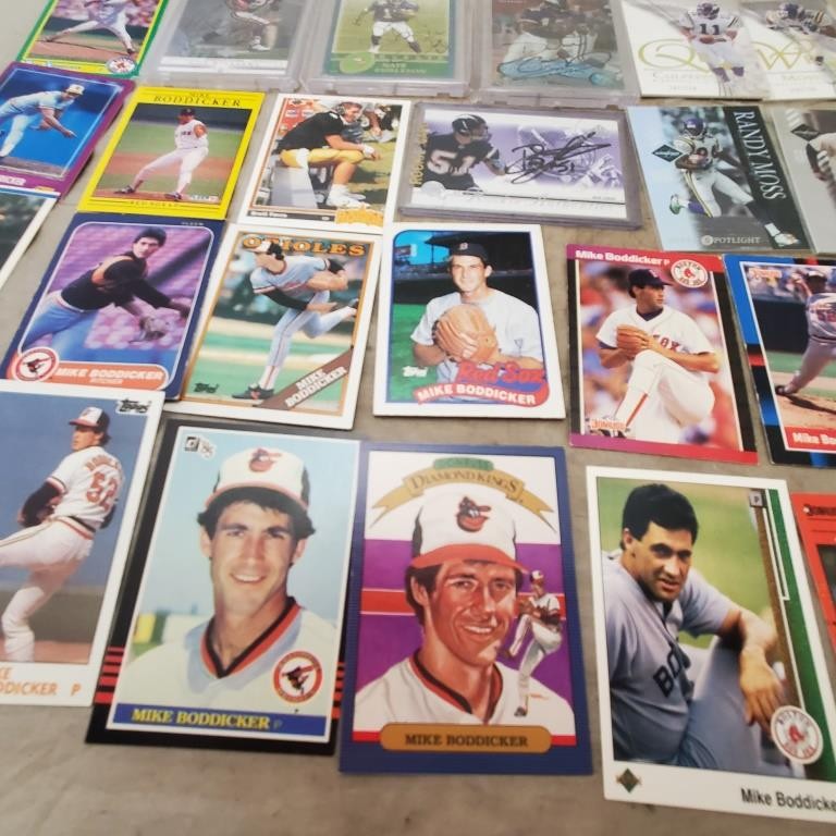 Lot Vintage Orioles Fleer Mike Boddicker Baseball Cards