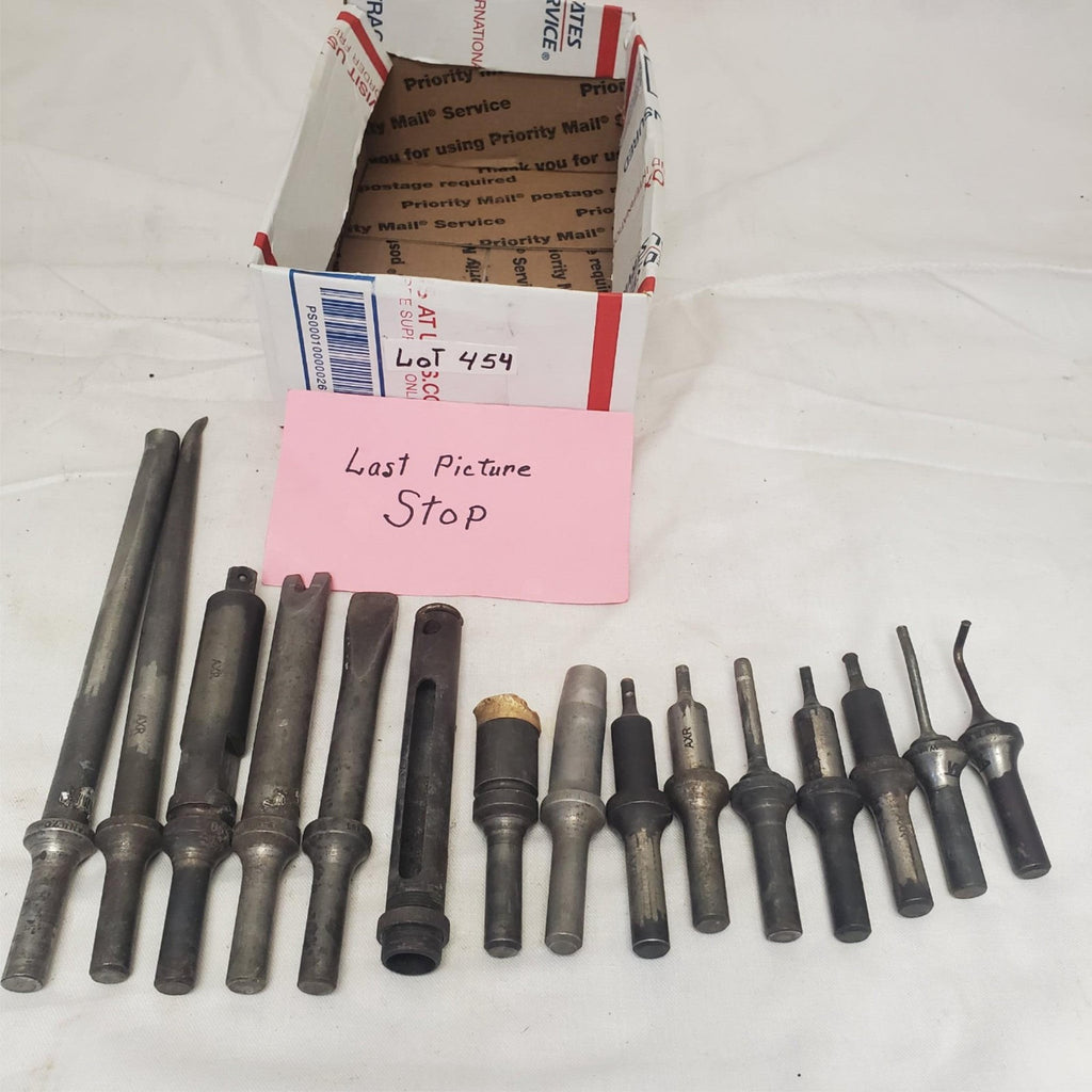Lot of 15 Assorted Rivet Punches Set LOT-454