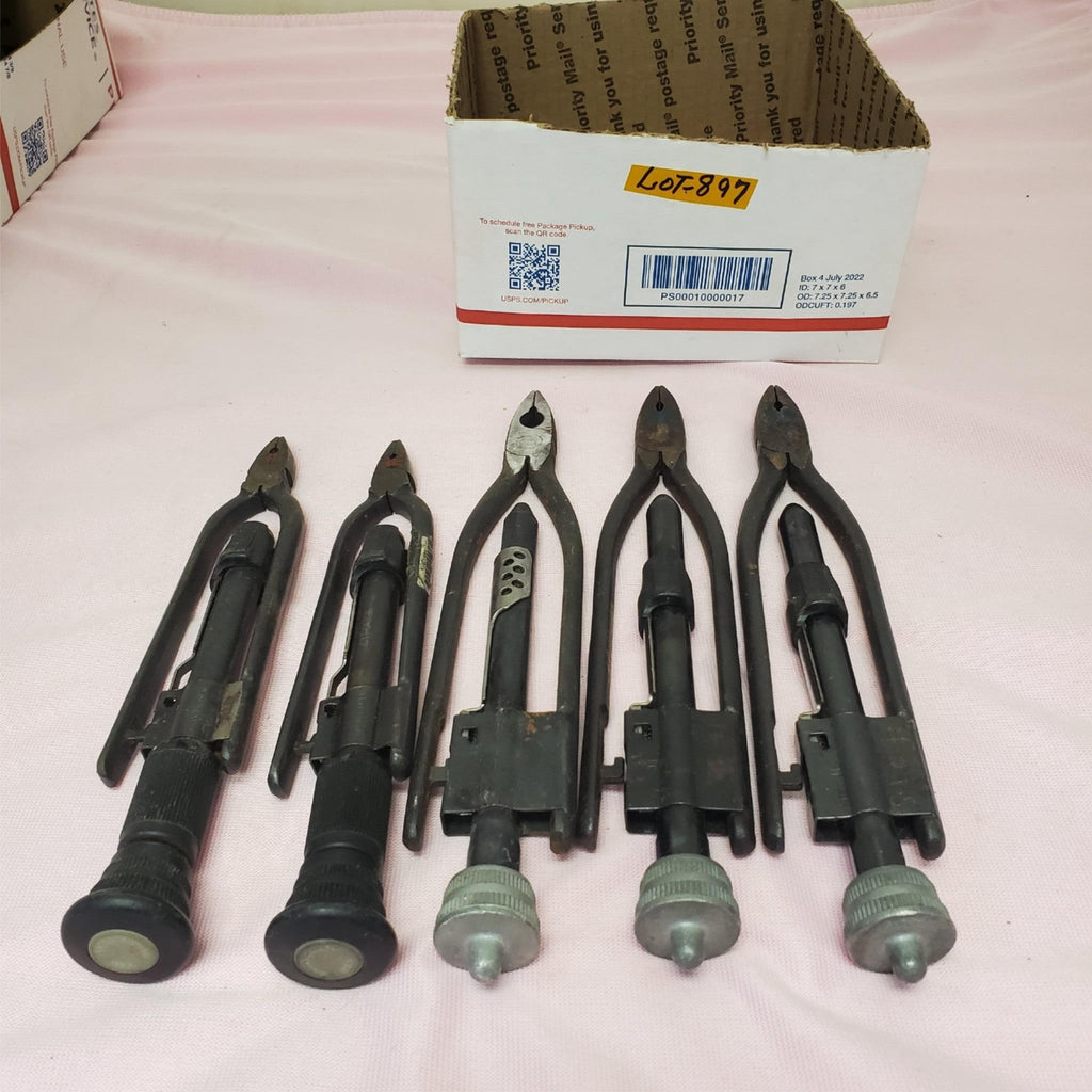 Lot of 5 Reversible Safety Wire Twister Pliers LOT-897