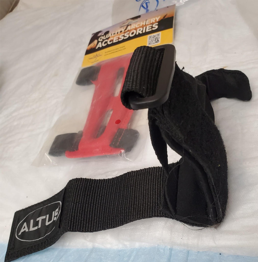 SAS Armguard Archery Bow & Adjustable Archery Compound Bow Release Aid Trigger
