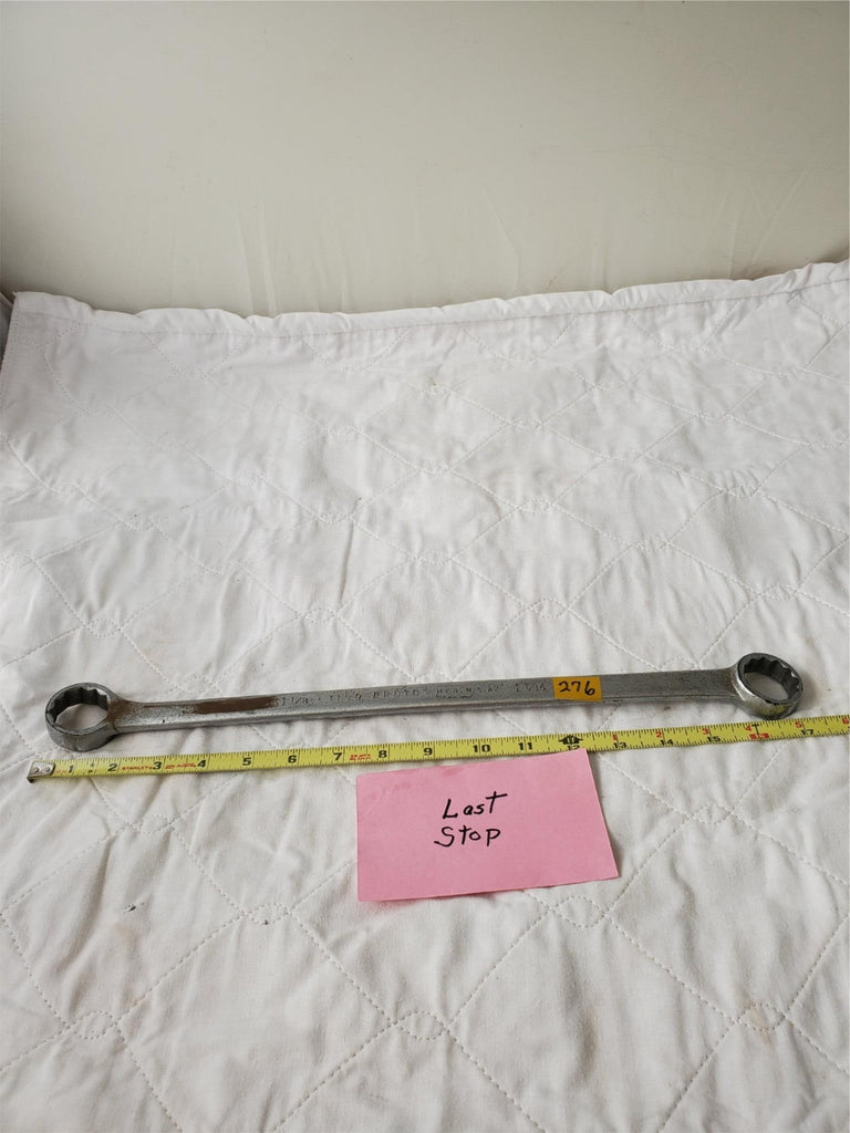 PROTO 1 1/8 - 1 1/16 No.1150 Double-Ended Ring Wrench Tool LOT 276
