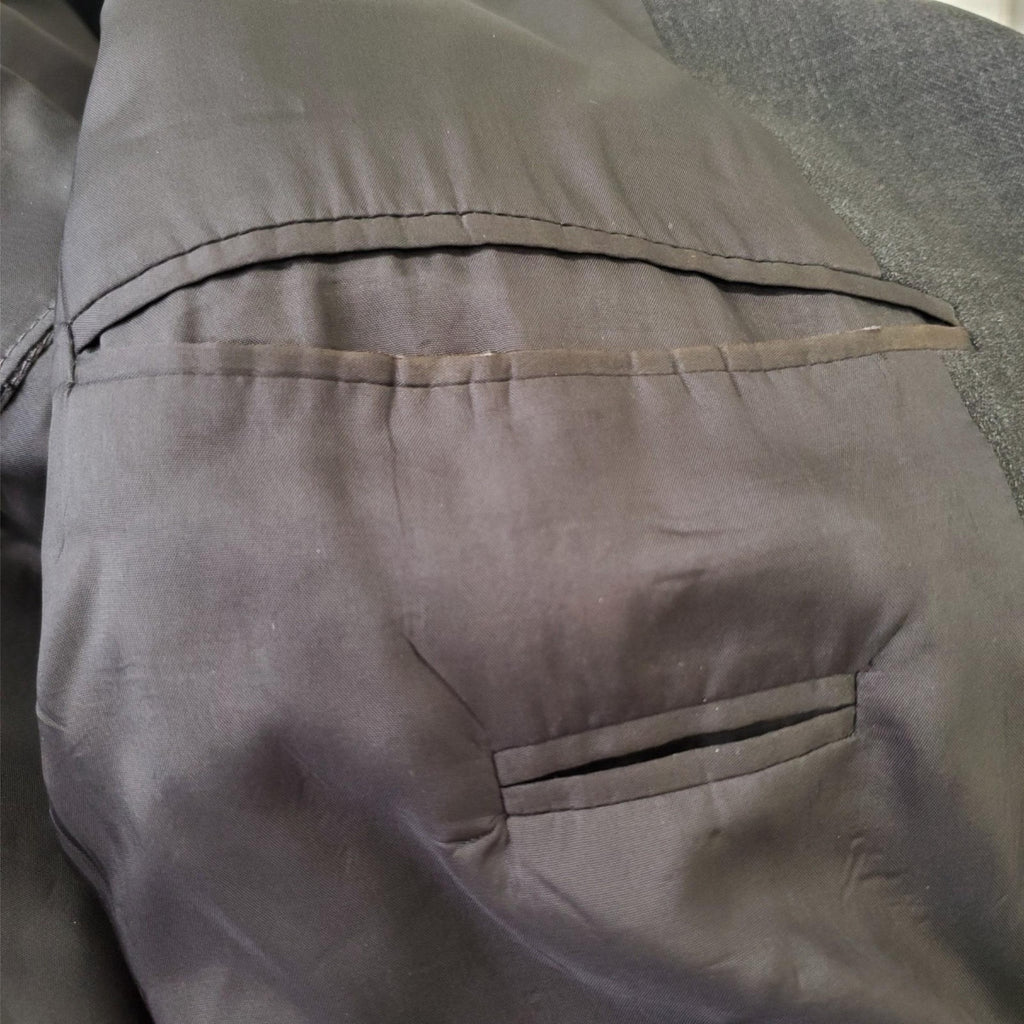 HUGO BOSS Charcoal Black Blazer Suit Jacket Sport Coat Large