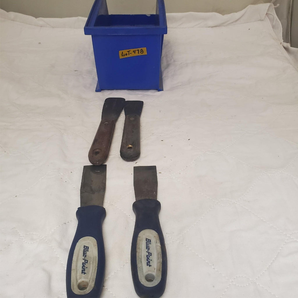 Lot of Blue Point ATS Paint Putty Knife Scraper Tools LOT-478