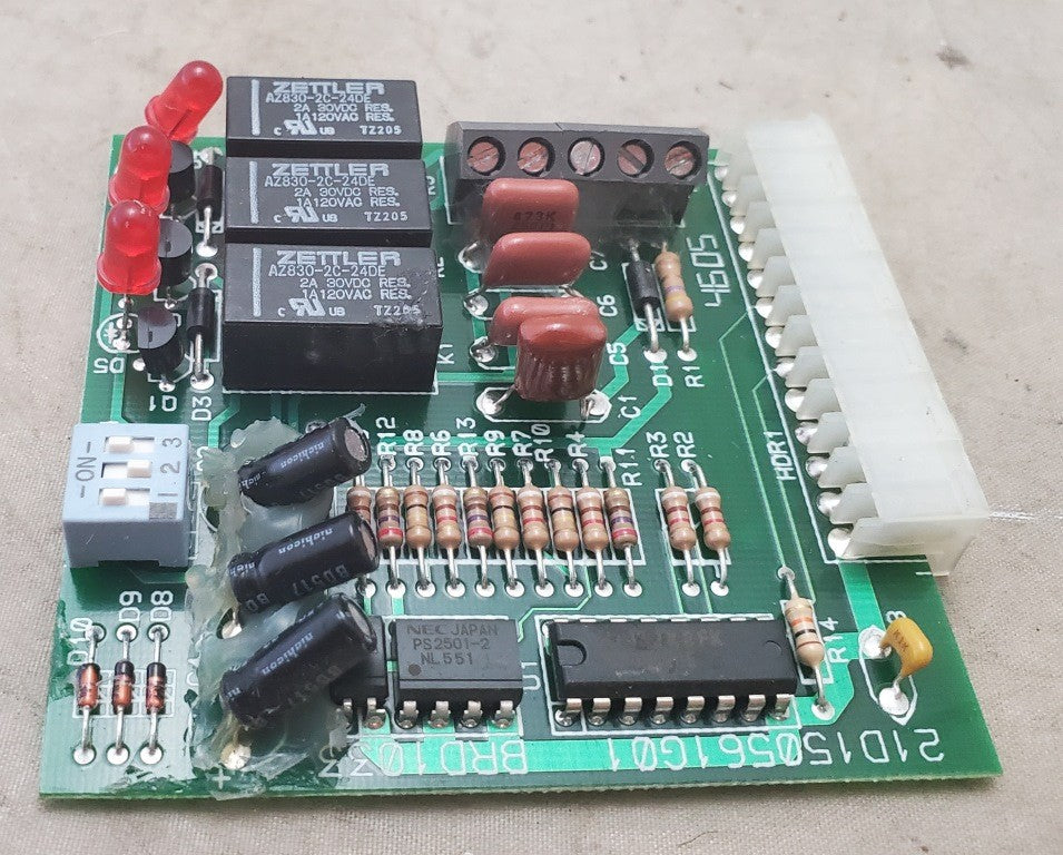 Trane Zettler Zone/Bypass Control Card Zzcardal010 21D150561G01 037976