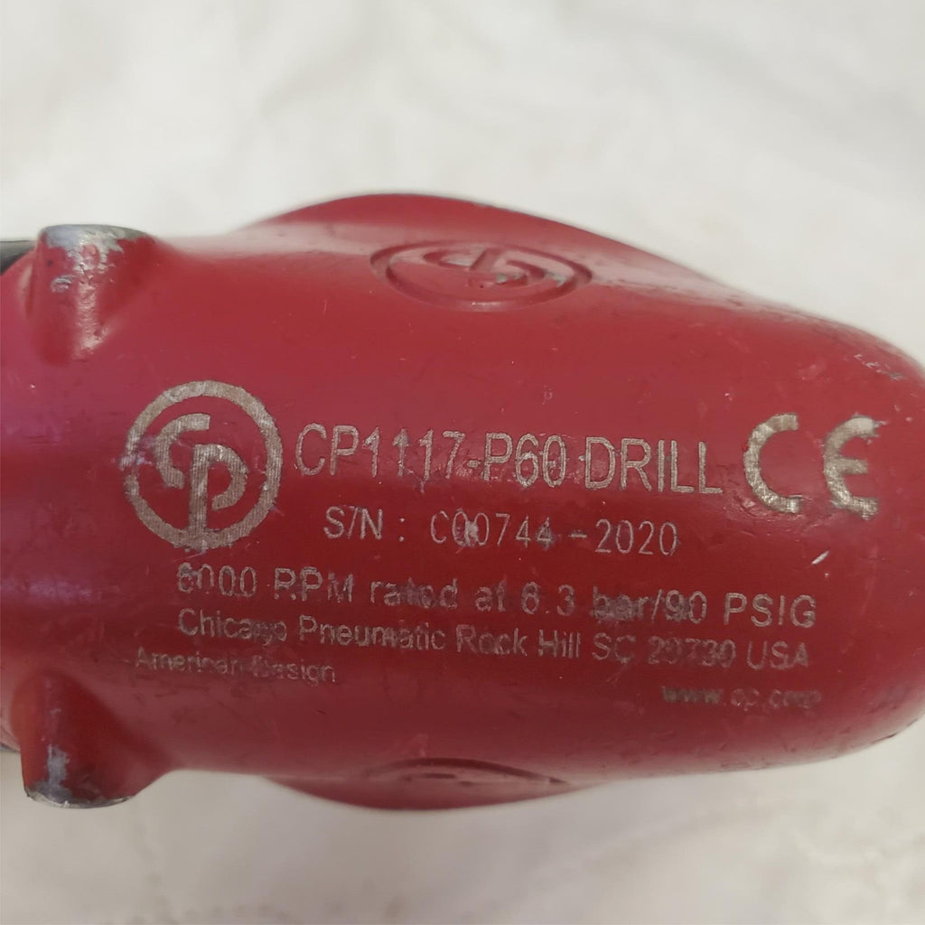 Chicago Pneumatic CP1117-P60 Drill 6000 RPM  rated at 6.3 bar AM 155