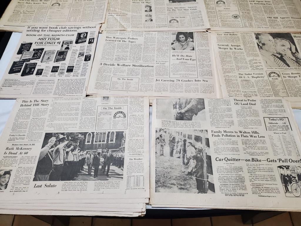 Akron Beacon Journal The Plain Dealer and New York Times Book Review Newspapers