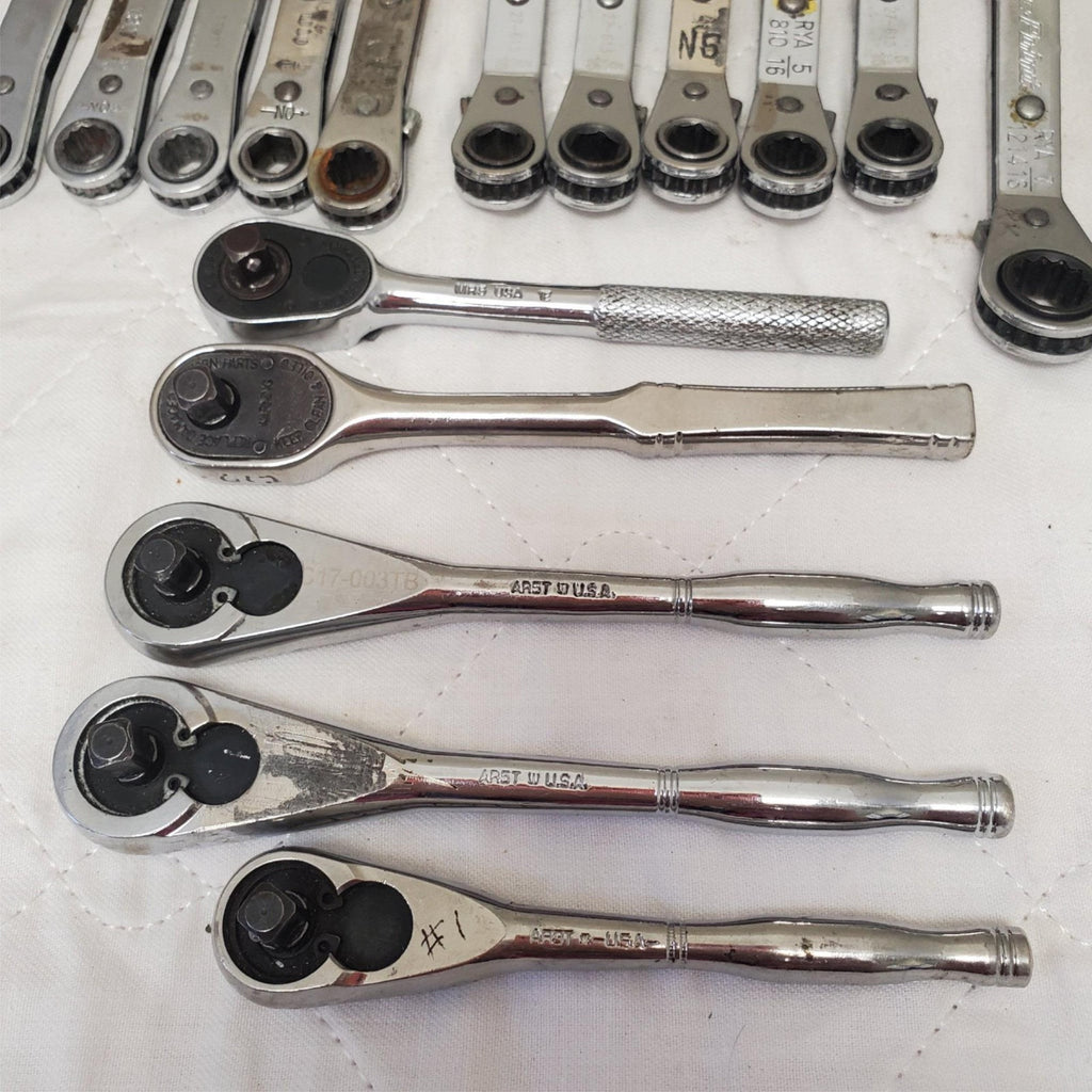 Lot of 28 Bluepoint, Armstong & more Ratcheting Wrench Set LOT-785