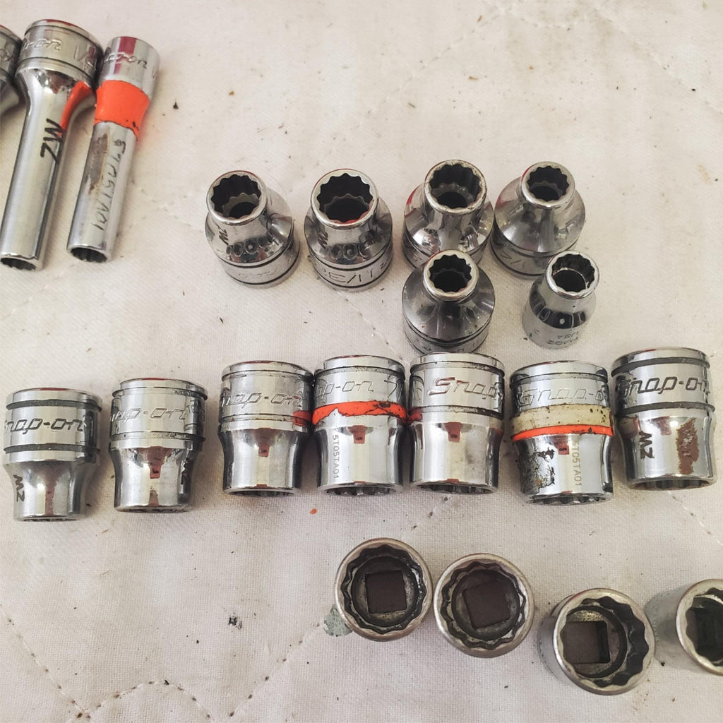 Lot of Various Snap-On Assorted Drive Point Sockets LOT 539