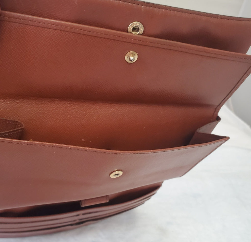 Louis Vuitton Folding Brown Monogram Wallet