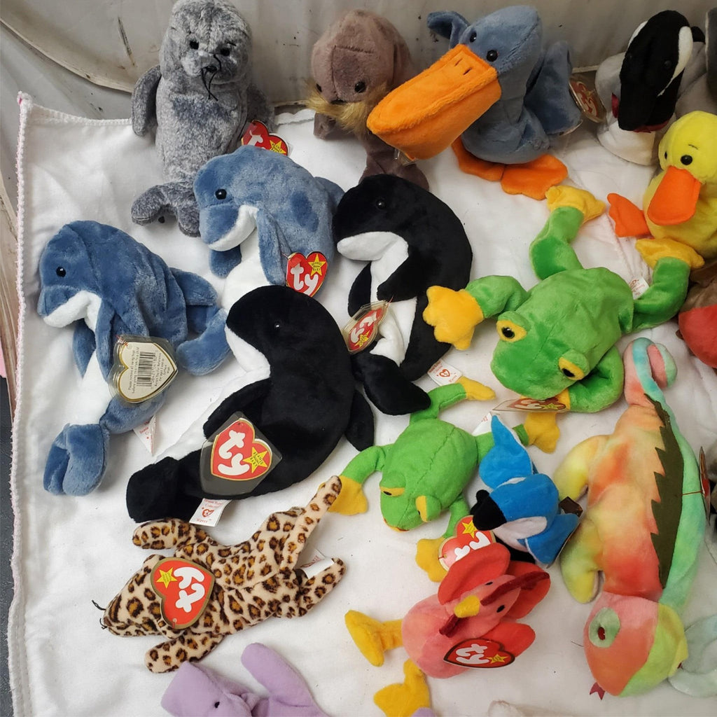Huge Lot of Assorted TY Beanie Babies Plush Toys #2
