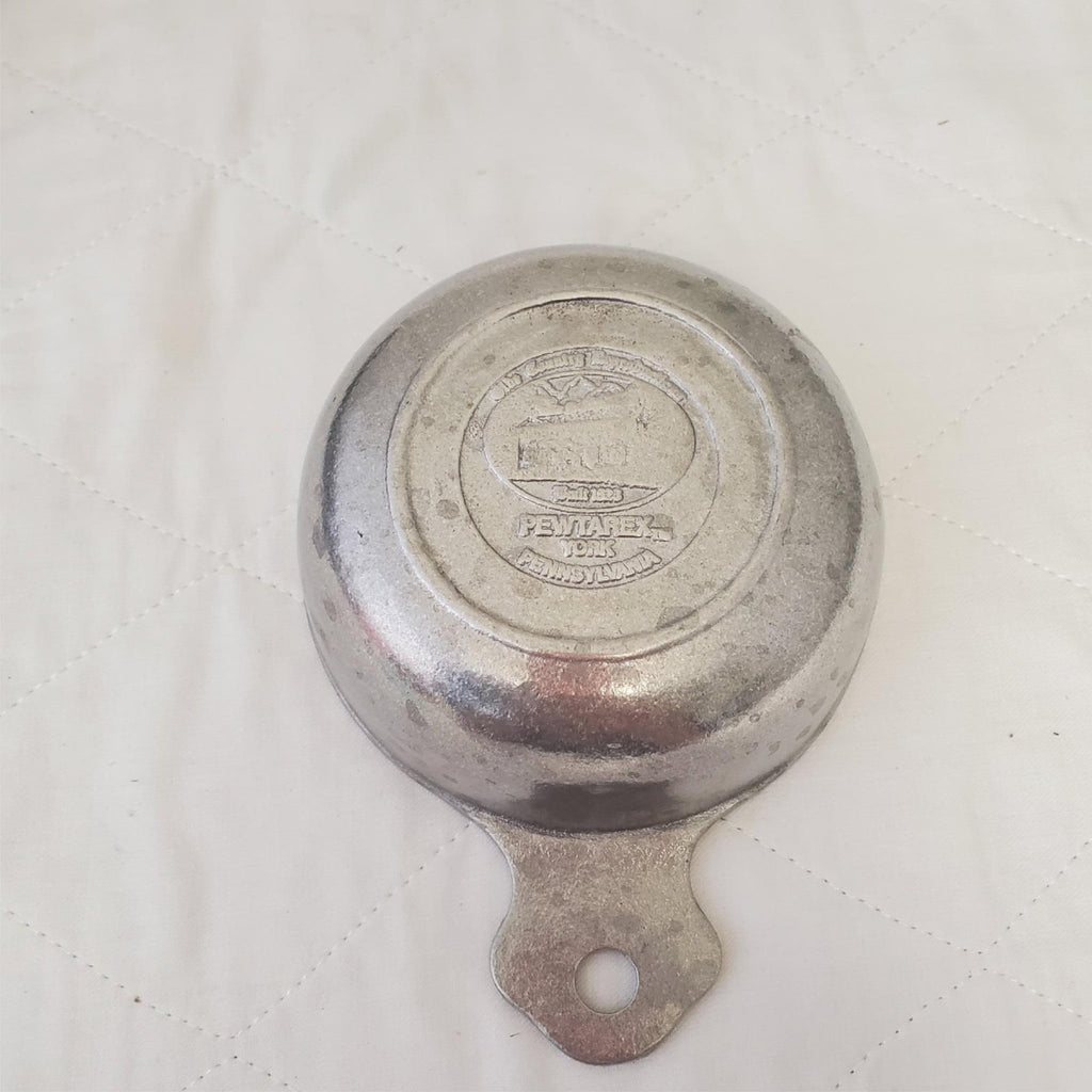 Vintage Pewtarex Pewter Porridge Bowl