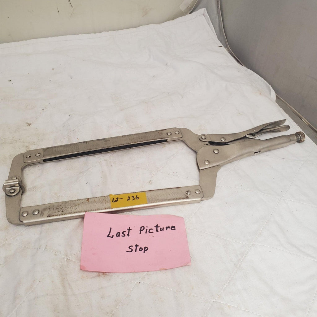Olympia Tools 18" Locking C-Clamp Pliers with Swivel Pads LOT-236