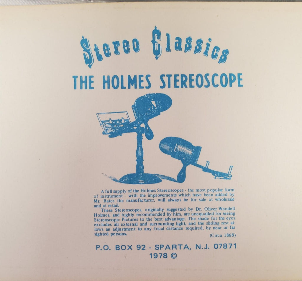Vintage 1865 Holmes Stereoscope Stereo Classics Photo View Cards 59 Cards