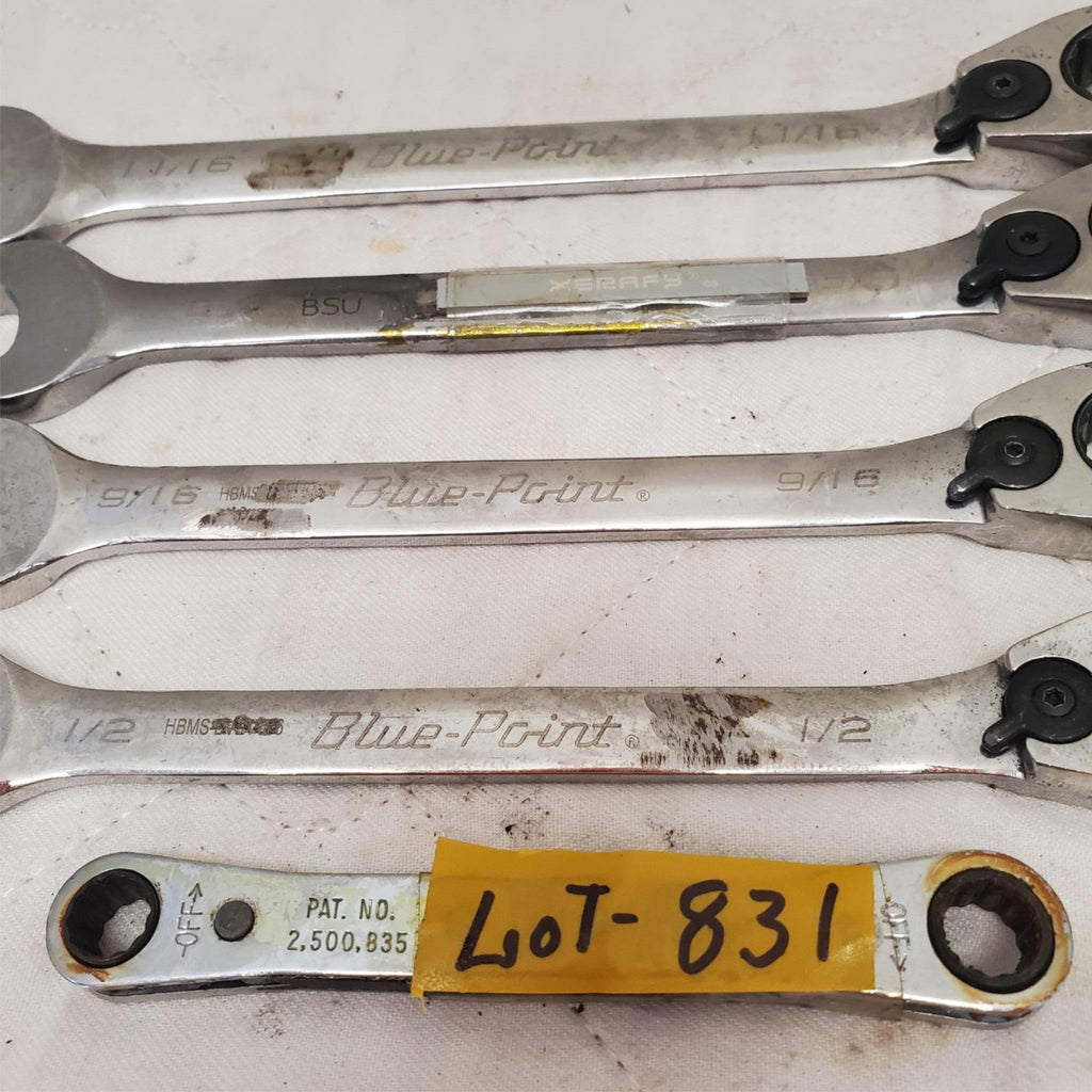 Lot of 5 Blue-Point Combination Box Wrenches Set  LOT-831