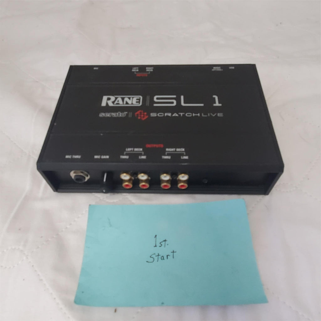 Rane Scratch LIVE 1 SL1 Digital DJ System Audio Interface Serato