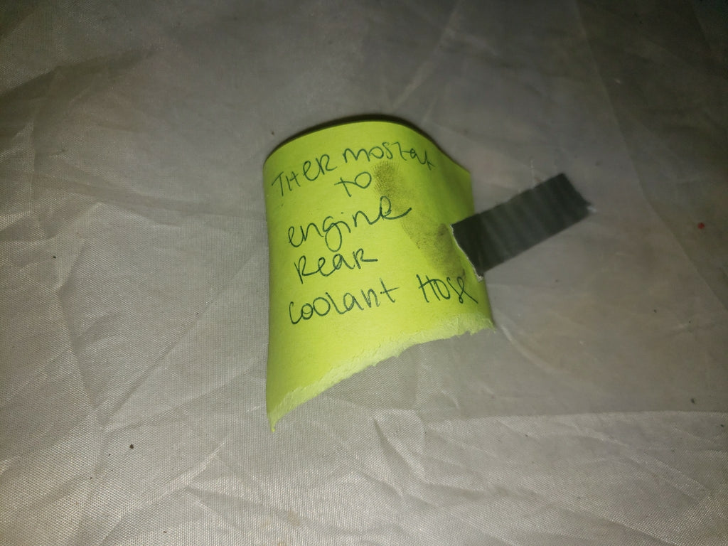 2000 Yamaha Royal Star Thermostat to Engine Rear Coolant Hose