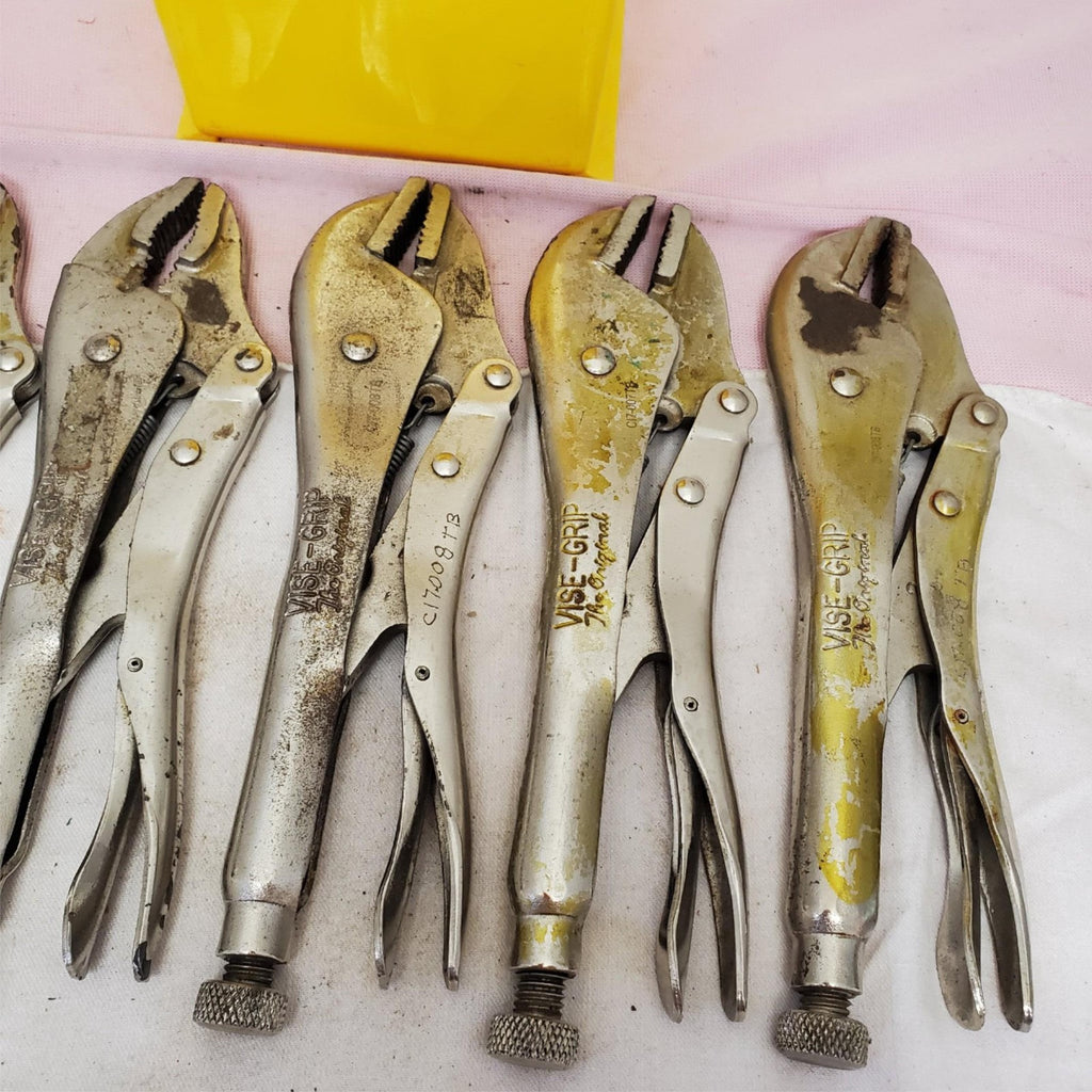Lot of Vise Grip Straight Jaw Locking Pliers Set LOT-547